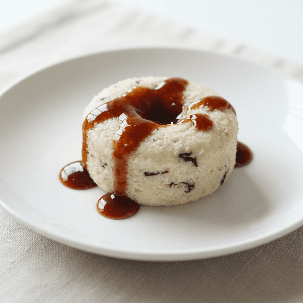 Steamed Banana Coconut Bites with Gula Melaka Drizzle