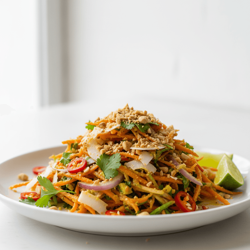 Spiced Carrot & Coconut Kerabu